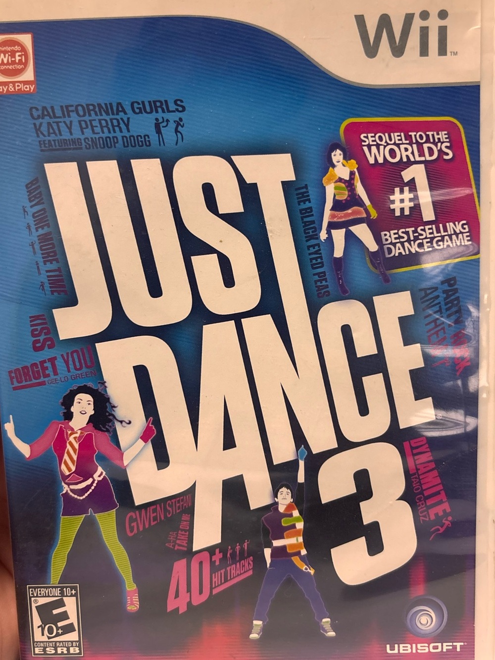 Nintendo Just Dance 3 — Blue Game Cover